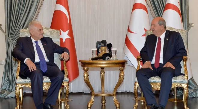 Genel Başkanvekili Yıldırım, KKTC Cumhurbaşkanı Tatar tarafından kabul edildi
