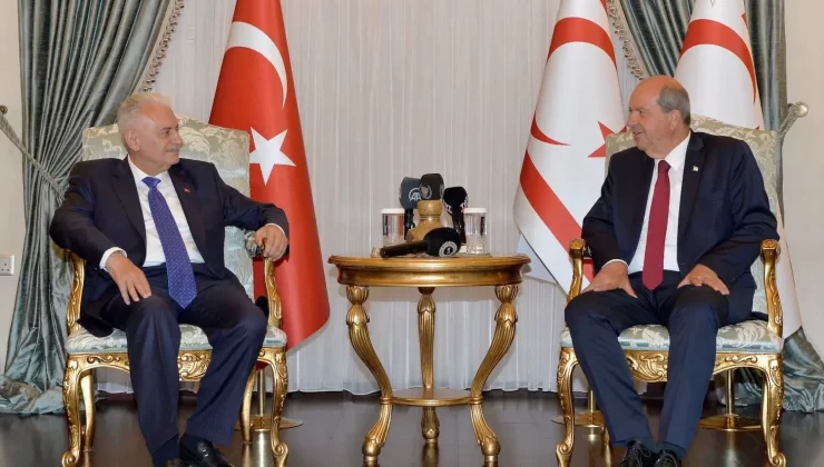 Genel Başkanvekili Yıldırım, KKTC Cumhurbaşkanı Tatar tarafından kabul edildi