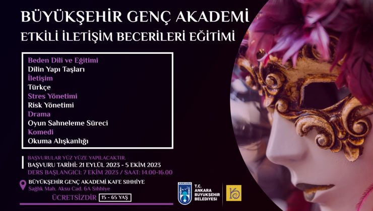 Ankara Büyükşehir Belediyesinden Etkili İletişim Becerileri Eğitimi