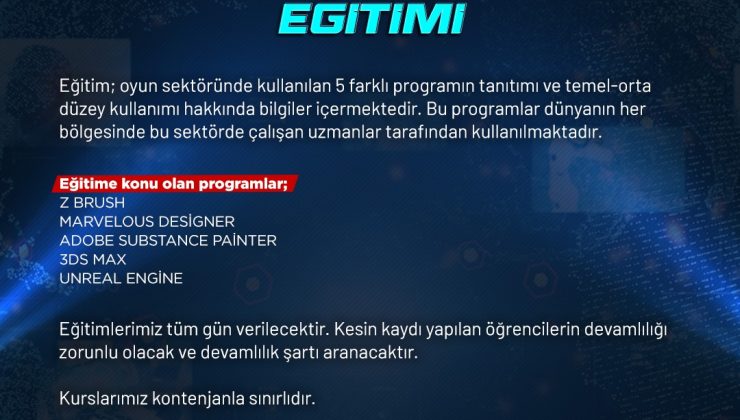 Ankara Büyükşehirden “Oyun ve Metaverse Teknolojileri Tasarım Eğitimi”