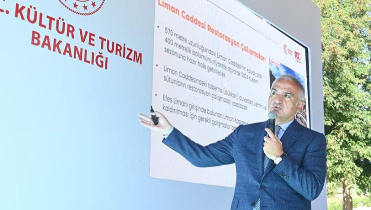 Bakan Ersoy “Geleceğe Miras Sonsuz Efes” Projesini Tanıttı
