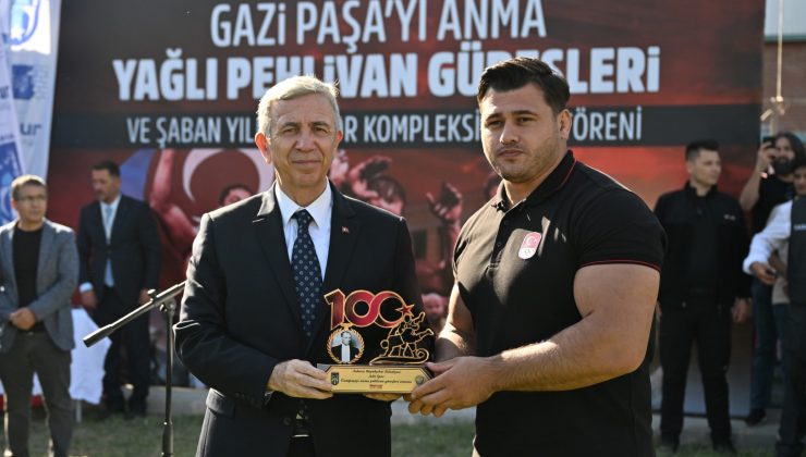 Mansur Yavaş Duyurdu: Şaban Yılmaz Spor Kompleksi Yağlı Pehlivan Güreşleri İle Açıldı