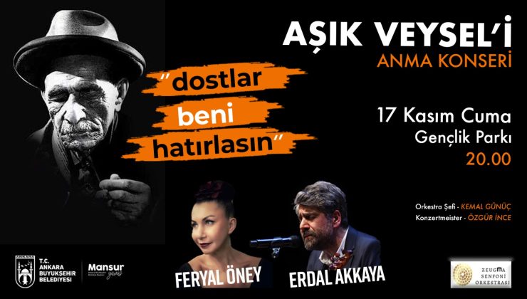 Halk Ozanı Aşık Veysel Vefatının 50. Yılında Başkentte Anılacak