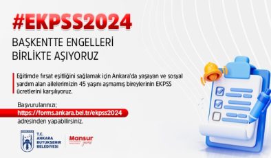 Ankara Büyükşehir’den EKPSS’ye Hazırlanan Adaylara Destek