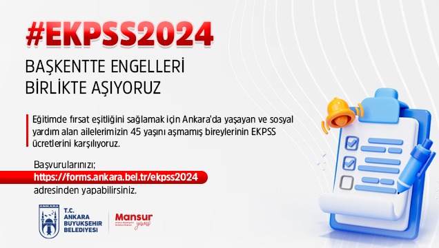 Ankara Büyükşehir’den EKPSS’ye Hazırlanan Adaylara Destek