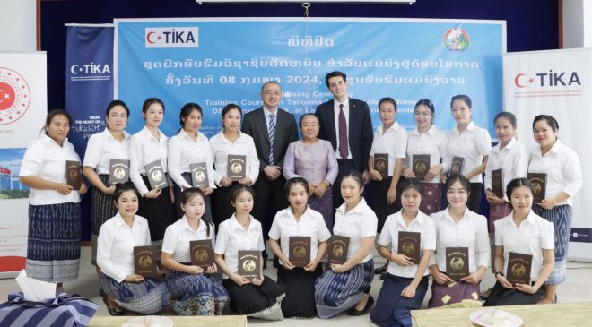 TİKA’nın Desteklediği Eğitimle Laos’ta Kadınların İş İmkânları Artıyor