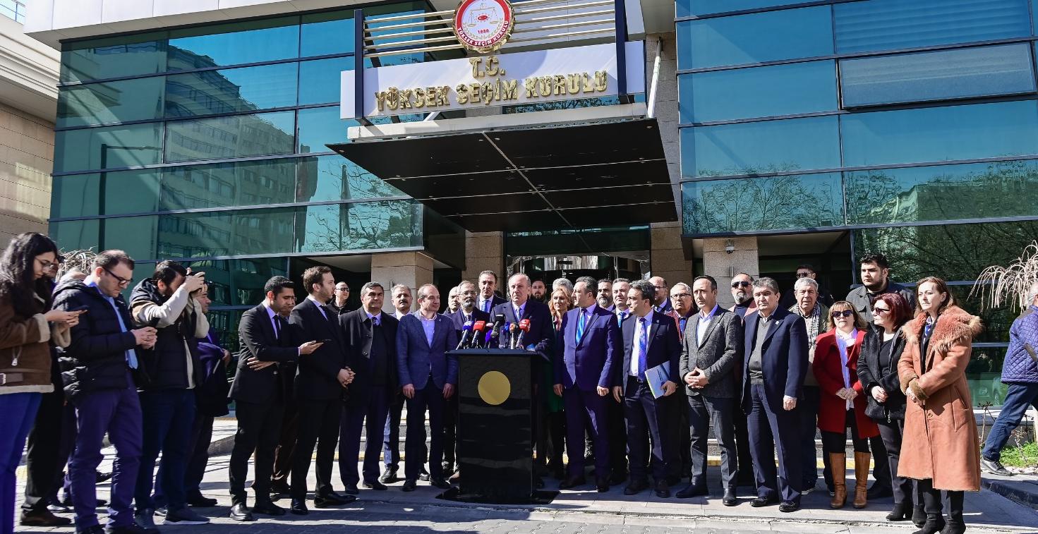 Memleket Partisi Genel Başkanı Muharrem İnce ”YSK’nin Aldığı Bu Kararları Tanımıyorum”